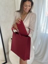 GRENOBLE BAG - BORDEAUX - L (42x12x35cm)