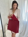 GRENOBLE BAG - BORDEAUX - L (42x12x35cm)