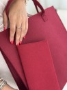 GRENOBLE BAG - BORDEAUX - L (42x12x35cm)
