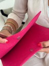 Praktisches Filz-Etui GRENOBLE Fuchsia – individuell bedruckbar