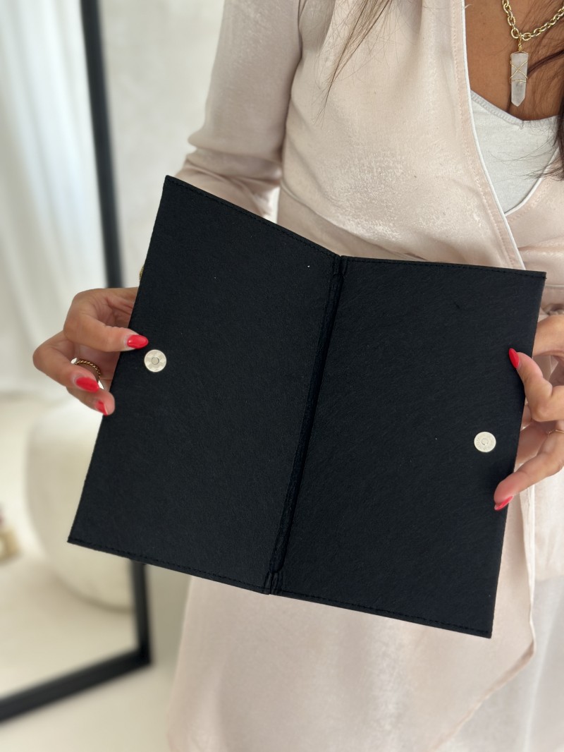 Pochette Feutrine Noir – Personnalisable avec votre logo