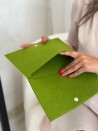 GRENOBLE POUCH - GREEN (25 x 15 cm)