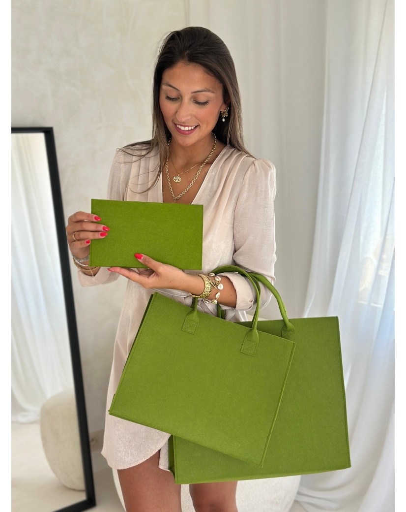 ESTUCHE GRENOBLE - VERDE (25 x 15 cm)