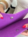 Pochette Feutrine mauve – Personnalisable avec votre logo