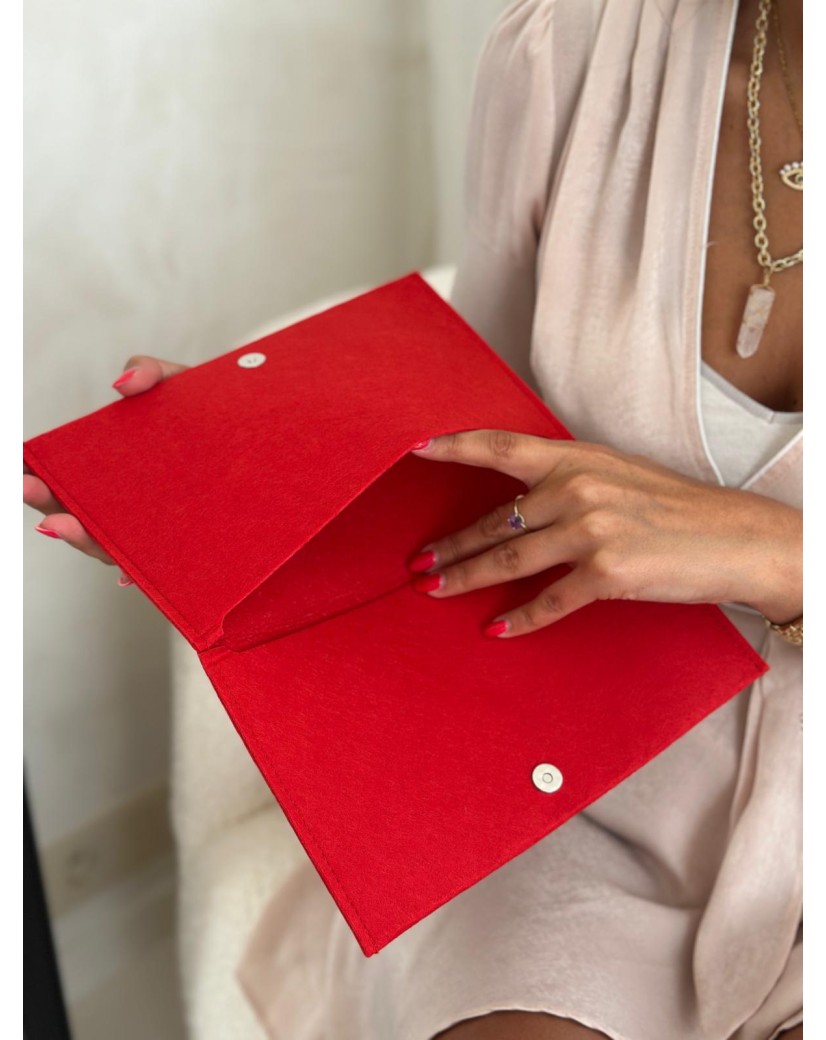 ESTUCHE GRENOBLE - ROJO (25 x 15 cm)