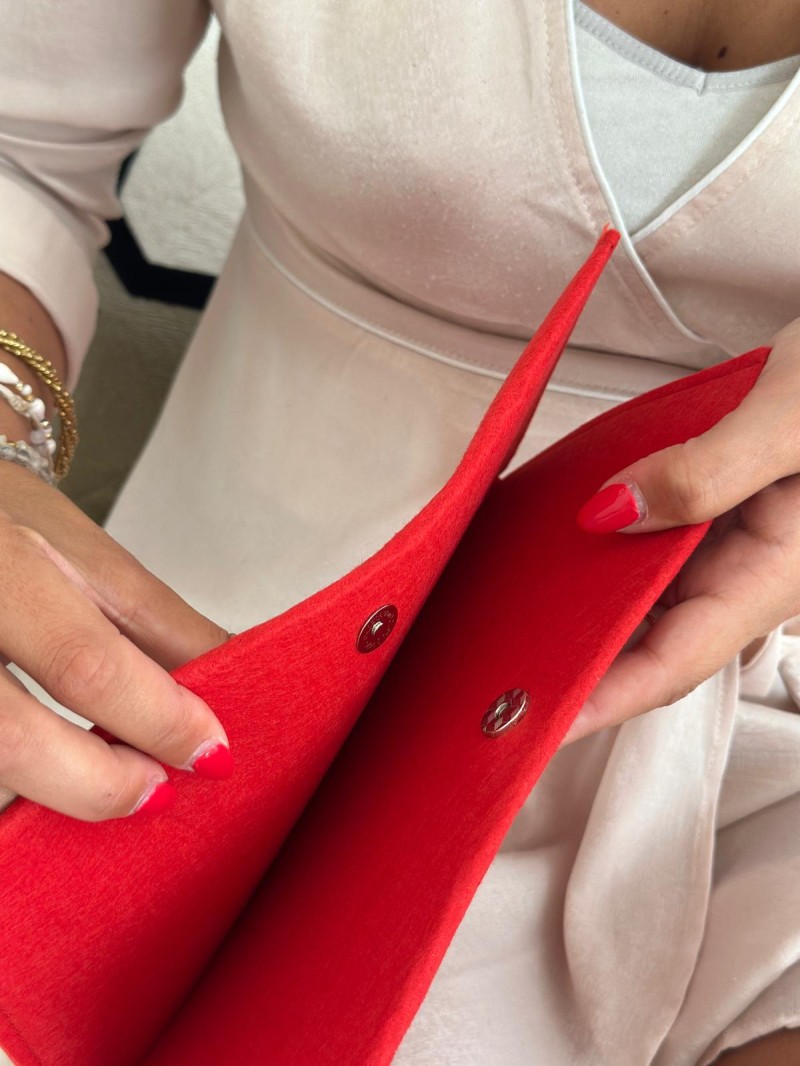 ESTUCHE GRENOBLE - ROJO (25 x 15 cm)