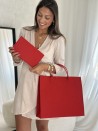 GRENOBLE POUCH - RED (25 x 15 cm)