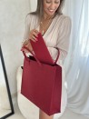 GRENOBLE POUCH - BORDEAUX (25 x 15 cm)