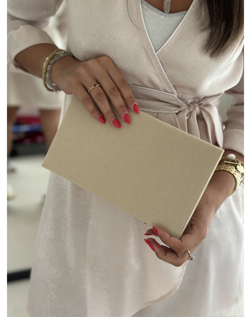 GRENOBLE POUCH - BEIGE (25 x 15 cm)