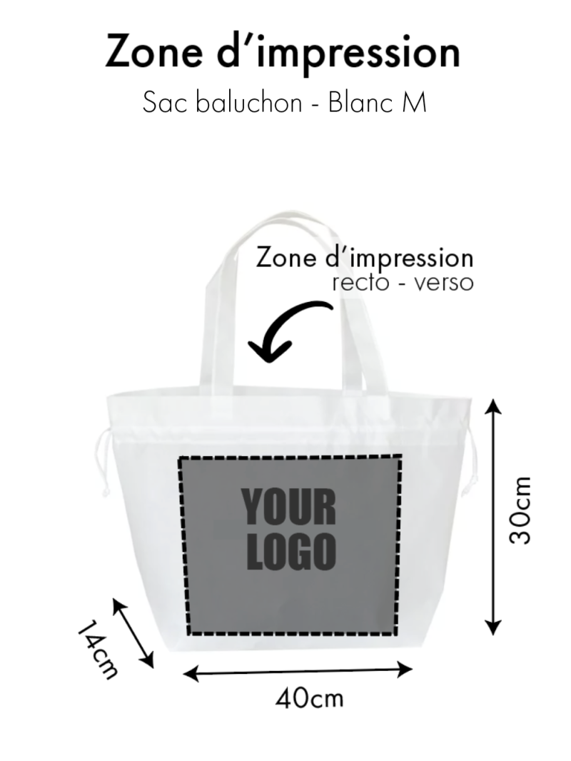 TRAGETASCHE NICE WEISS L (58x24x35cm)