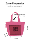 Nice Tragetasche Fuchsia - M (40x14x30cm)