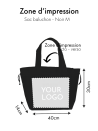 NICE BAG BLACK – M (40x14x30 cm)