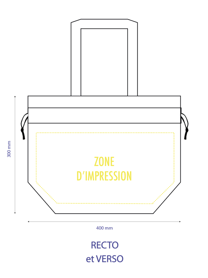 NICE BAG - WHITE - M (40x14x30cm)