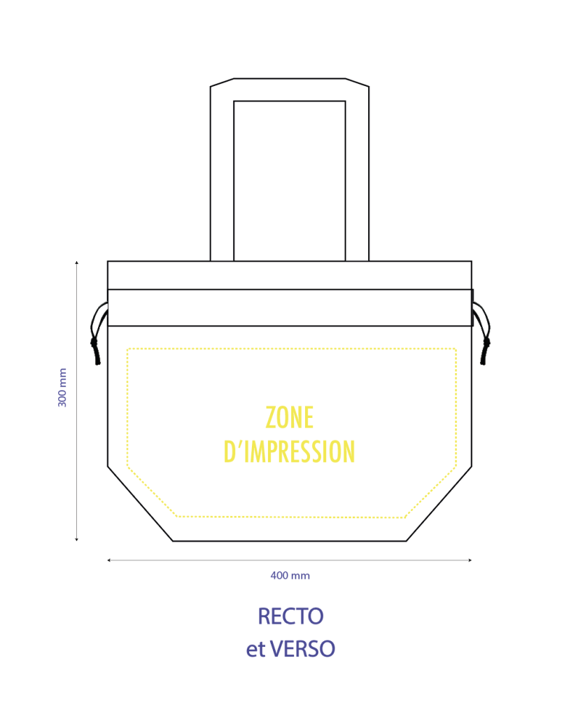 BOLSA NICE - BLANCO - M (40x14x30cm)