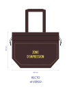 Nice Tragetasche Braun - M (40x14x30cm)