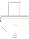 TRAGETASCHE NICE WEISS L (58x24x35cm)