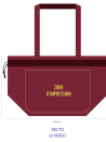 Nice Tragetasche Bordeaux L (58x24x35cm)