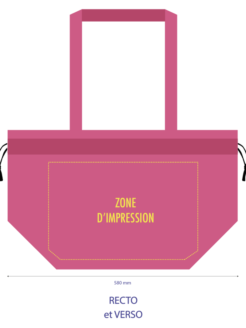 NICE PINK L BAG (58x24x35cm)