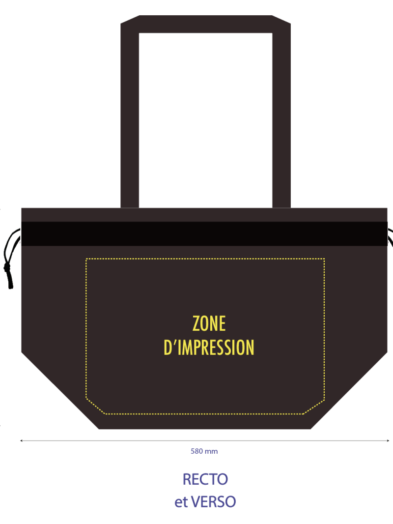 NICE BROWN L BAG (58x24x35cm)