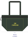 Nice Tragetasche Tannengrün L (58x24x35cm)
