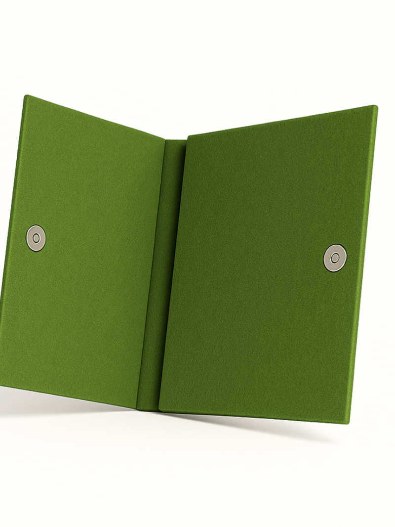 Praktisches Filz-Etui GRENOBLE Grün – individuell bedruckbar