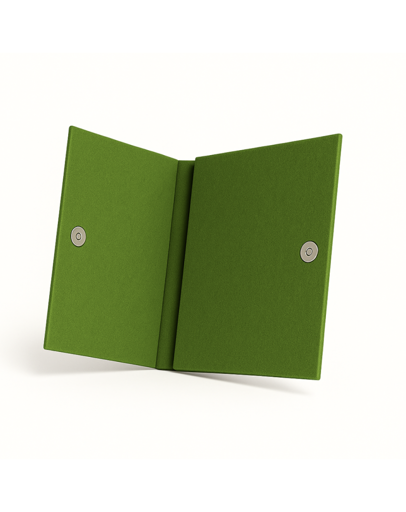 Praktisches Filz-Etui GRENOBLE Grün – individuell bedruckbar