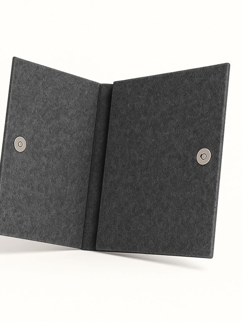 Pochette Feutrine Gris Foncé – Personnalisable avec votre logo