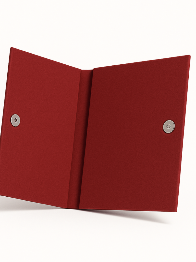 Praktisches Filz-Etui GRENOBLE Bordeaux  – individuell bedruckbar
