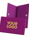 Pochette Feutrine mauve – Personnalisable avec votre logo