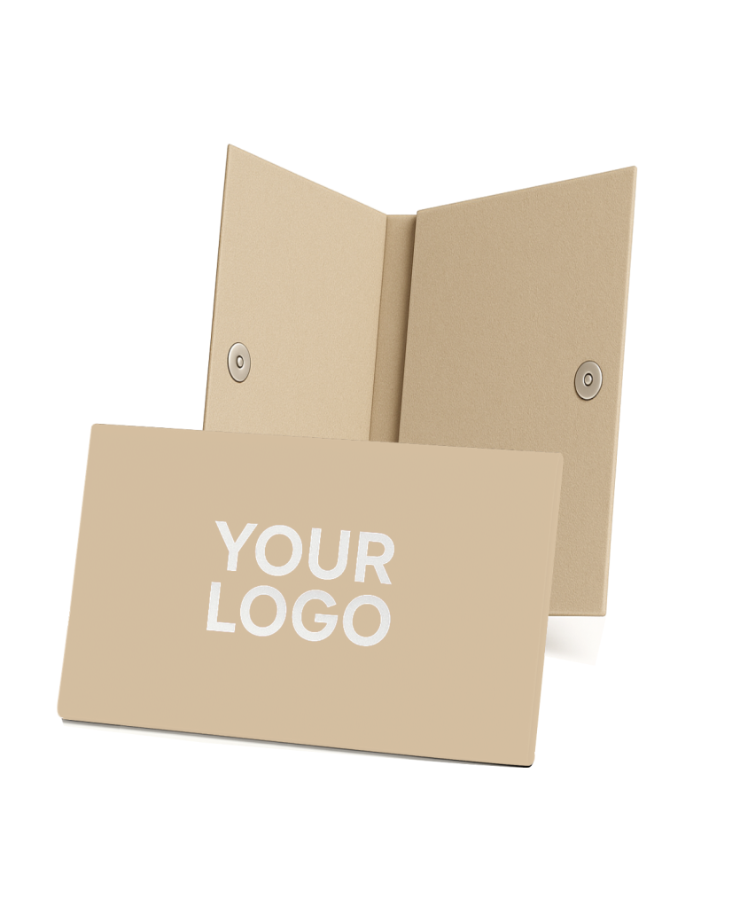 Praktisches Filz-Etui GRENOBLE Beige – individuell bedruckbar