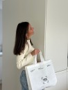 Sac tissu blanc personnalisé pas cher et respectueux de l'environnement