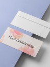 Personalized white envelope - 22x11cm