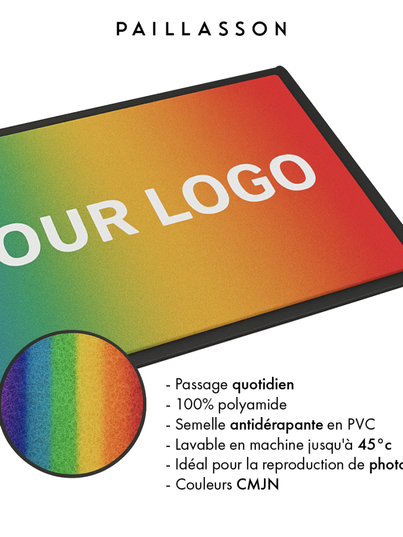 Paillasson personnalisé - L (80x120cm)