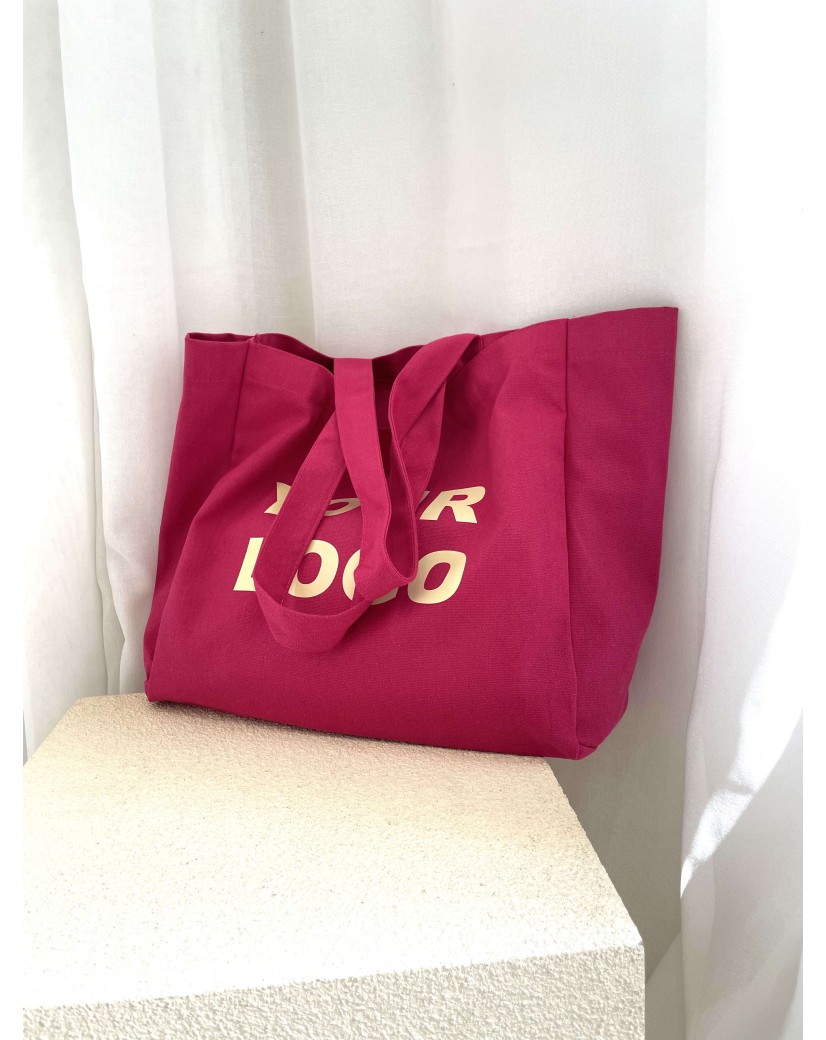 COTTON BAG "NANCY" – FUCHSIA (43x15x36cm)