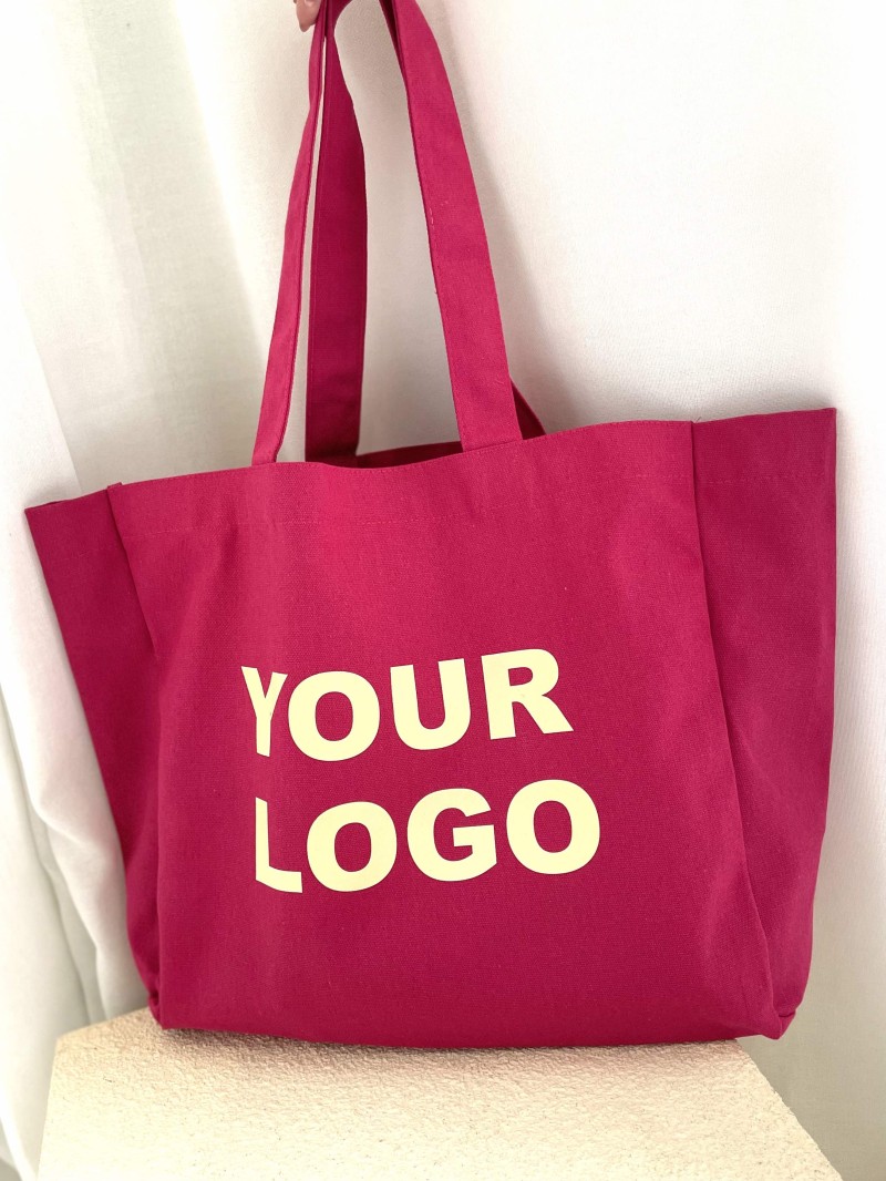 COTTON BAG "NANCY" – FUCHSIA (43x15x36cm)