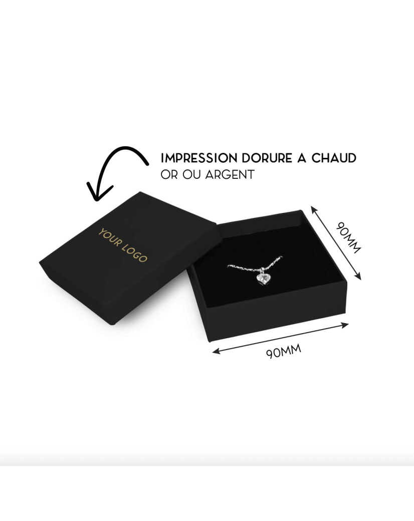 Juwelendoosje - Zilver glitter