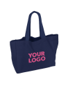 BAUMWOLLTASCHE NANCY – NAVY (43x15x36cm)