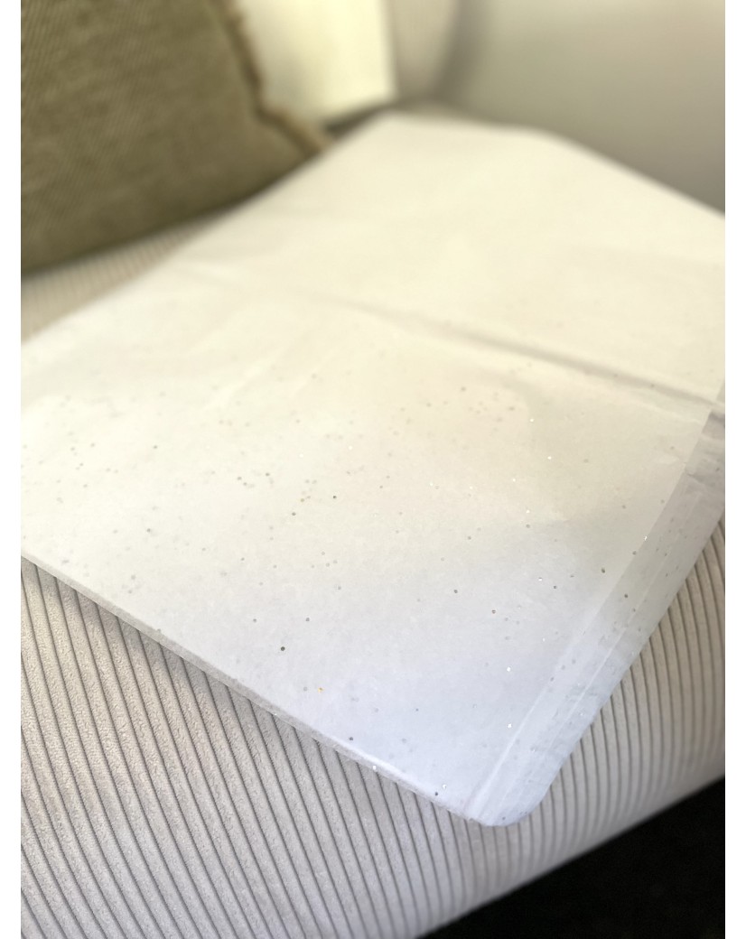 Zijdepapier – Glinsterend wit