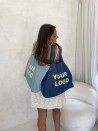 SAC COTON "NANCY" - JEANS LIGHT 🩵  (43x15x36 cm)