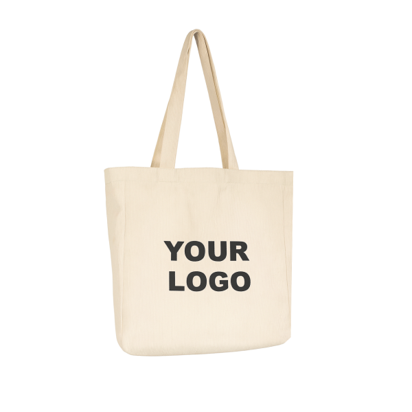 BOLSA OXFORD – PANA DE CANALÉ BEIGE (41,5 x 10 x 39 cm)