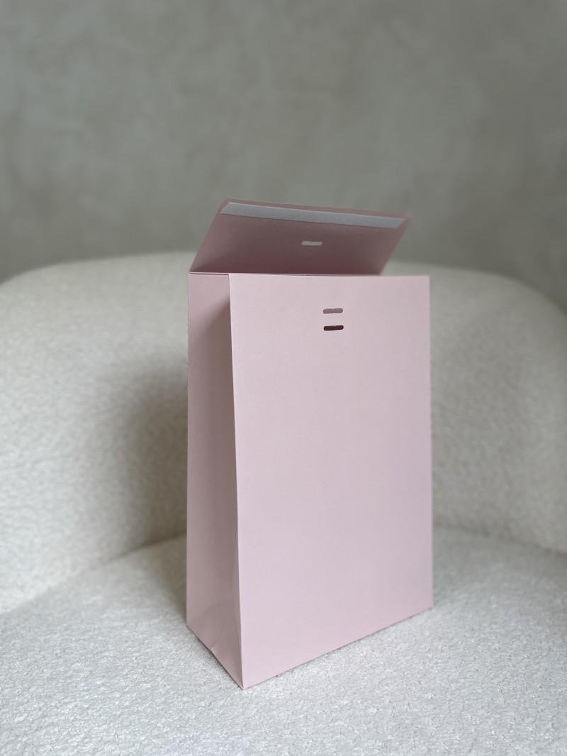 PRESTIGE-TASCHE ROSA – M (20x10x30 cm)