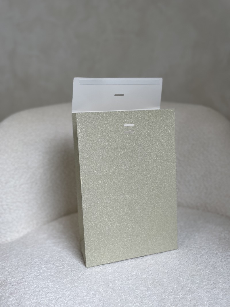 PRESTIGE POUCH GOLD GLITTER – M (20x10x30 cm)