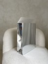 PRESTIGE-TASCHE SILBER SPIEGEL – L (30x12x40 cm)