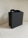 Black Luxury Paper Bag – black handles – XS (16 x 8 x 16 cm)