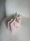 LUXURY PAPER BAG PINK – PINK HANDLES – XS (16x8x16 cm)