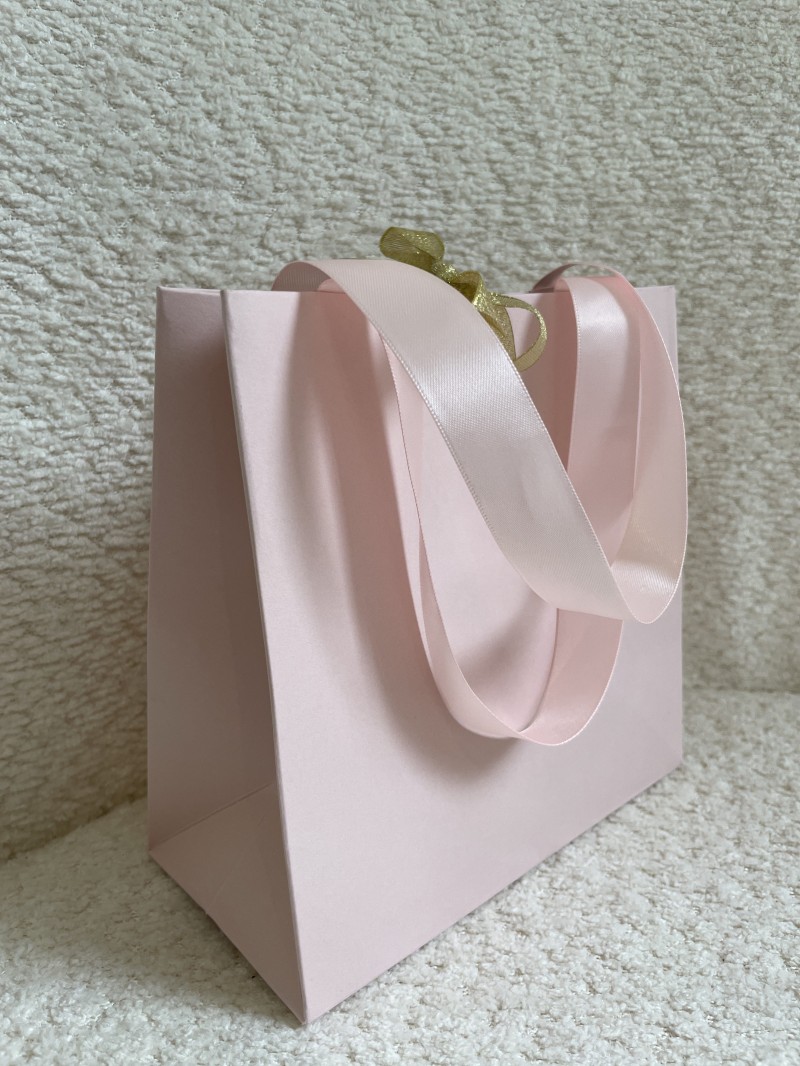 LUXUSPAPIERTASCHE ROSA – ROSA HENKEL – XS (16x8x16 cm)