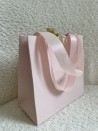 BOLSA DE PAPEL LUJO ROSA – ASAS ROSAS – XS (16x8x16 cm)