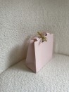 LUXURY PAPER BAG PINK – PINK HANDLES – XS (16x8x16 cm)