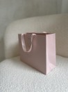 BOLSA DE PAPEL LUJO ROSA – ASAS ROSAS – S (25x10x20 cm)