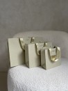 Sac papier Luxe Gold pailleté Express - S (25x10x20cm)